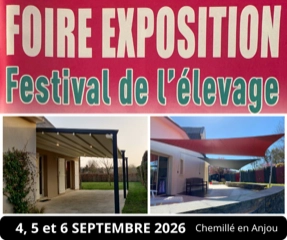 4, 5 et 6 SEPTEMBRE 2026